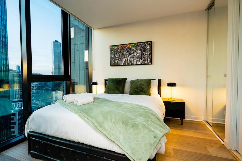Luxe Haven - 42Nd Floor Panoramic City Views Melbourne Eksteriør billede