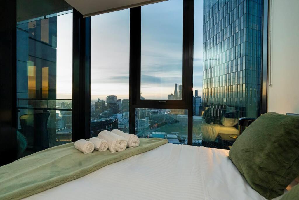 Luxe Haven - 42Nd Floor Panoramic City Views Melbourne Eksteriør billede